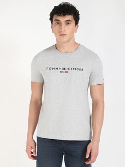 Tommy Hilfiger - Mens Grey Color T-Shirt