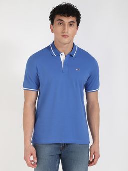 Tommy Hilfiger - Mens Blue Color Polo T-Shirt