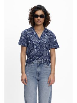TERRA LUNA - Cayo Blue Paisley Shirt