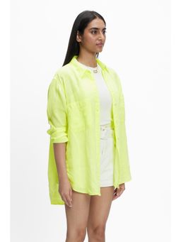TERRA LUNA - Panoi Yellow Solid Shirt