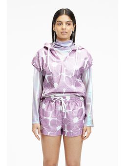 TERRA LUNA - Riobo Purple Printed Hoodie