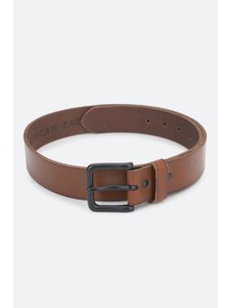 American Eagle - Men Brown Matte Leather Belt