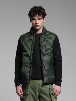 Jack & Jones - Green Regular Fit Puffer Jacket