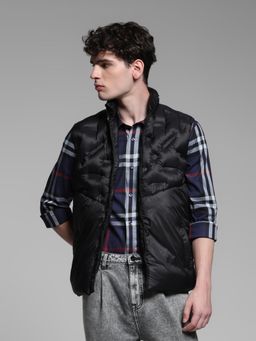 Jack & Jones - Black Regular Fit Puffer Jacket
