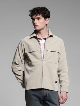 Jack & Jones - Beige Regular Fit Jacket