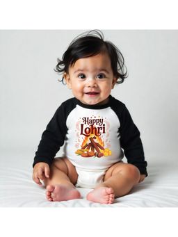 KNITROOT - Unisex Multi-Color Cotton Printed Onesie