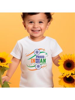 KNITROOT - Unisex White Cotton Printed T-shirt