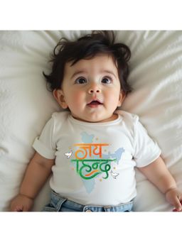 KNITROOT - Unisex White Cotton Printed T-shirt