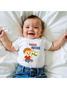 KNITROOT - Unisex White Cotton Printed T-shirt