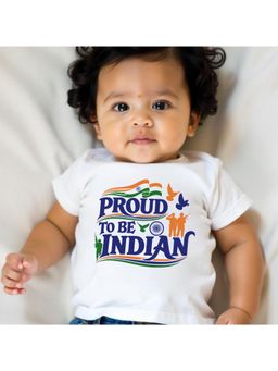 KNITROOT - Unisex White Cotton Printed T-shirt