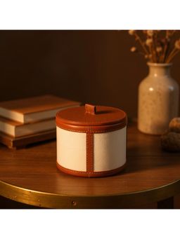 The Mage Home - Large Leather Candle Holder