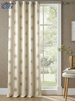 Urban Space - 100% Blackout Foil Curtain - Avni Beige
