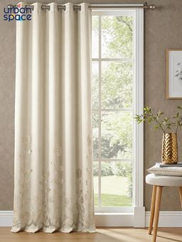 Urban Space - 100% Blackout Foil Curtain - Reva Beige