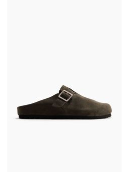 H&M - Men Green Leather Mules