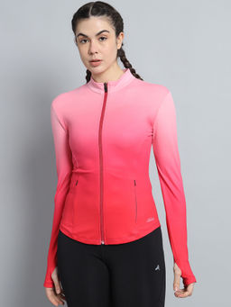 Athlisis - Pink Gradient Women Ombre Dry-Fit Outdoor Jacket