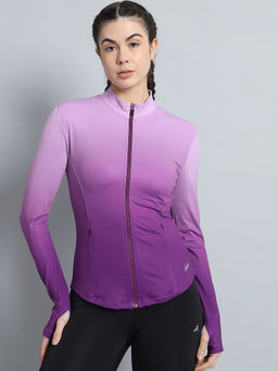Athlisis - Purple Gradient Women Ombre Dry-Fit Outdoor Jacket