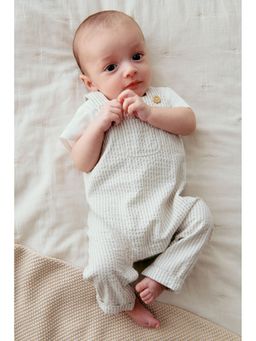 H&M - Boys White 2-Piece Cotton Set