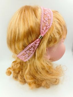 Choko - Babies Organza Stretchable Headband - Pink