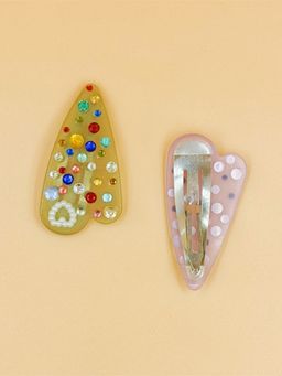 Choko - Acrylic Hairclips - Multicolor