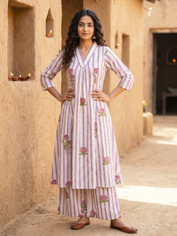 Mabish By Sonal Jain - Women Floral Multicolor Kurta and Palazzo