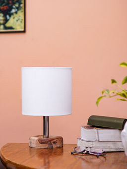 PineCraft International - Edra Lamp with White Shade