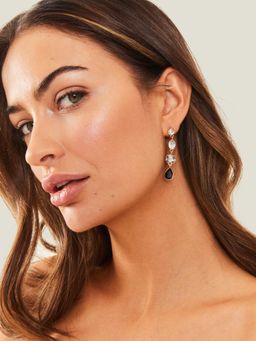 Accessorize London - Women Eclectic Long Drop Earrings