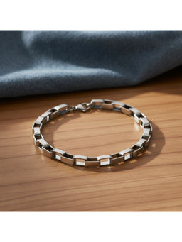 Jazz and Sizzle - Men Anti-Tarnish Stainless Steel Minimal Link Chain Adjustable Bracelet