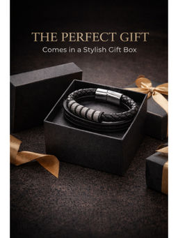 Jazz and Sizzle - Men Leather Wraparound Bracelet
