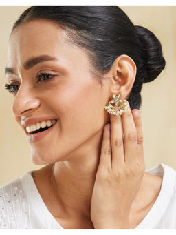 Fabindia - White Pearl Stud Earrings
