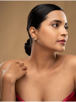 Sica Jewellery - White 925 Silver Canna Earcuff