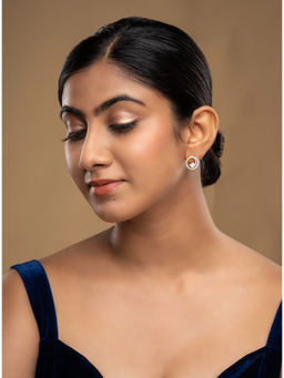 Sica Jewellery - White 925 Silver Camellia Earrings