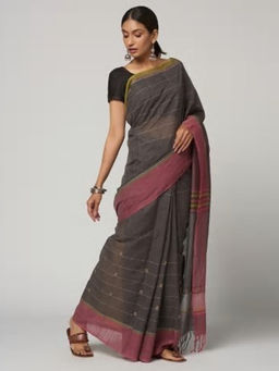 Fabindia - Cotton Woven Loom Striped Sari