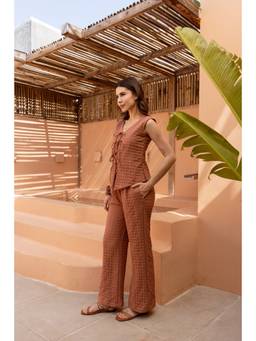 Sajke - Brown Machiatto Co-Ord Set