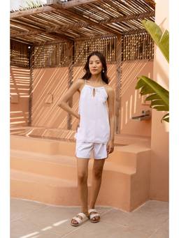 Sajke - White Bianca Co-Ord Set