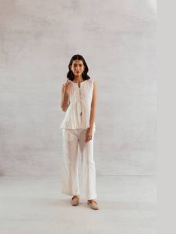 Sajke - White Bellissima Co-Ord Set