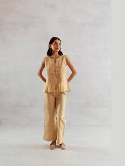 Sajke - Beige Haler Co-Ord Set