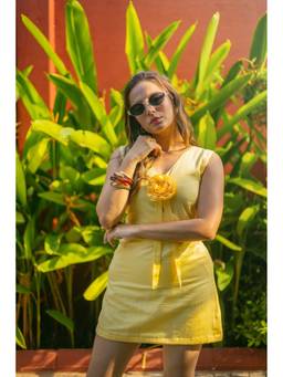 Sajke - Yellow Lemon Sorbet Dress