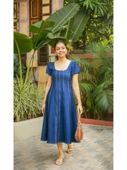 Sajke - Navy Blue Life Of The Party Dress