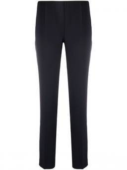 Parosh - Dark Blue Tapered Leg Trouser