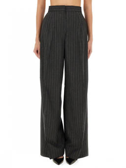Sportmax - Black Loose Stripes Pant (28)