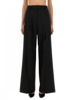 Sportmax - Black Tailored Pleated Pant