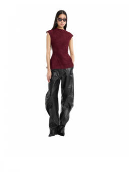 Rotate Birger Christensen - Black Relaxed Cargo Pant