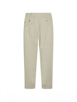 Brunello Cucinelli - Beige Relaxed Elasticated Pant