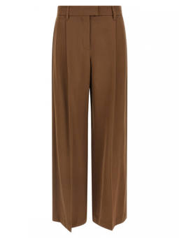Brunello Cucinelli - Brown Loose Pleated Pant