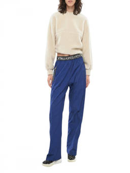 Stella McCartney - Blue Relaxed Flat Front Pant