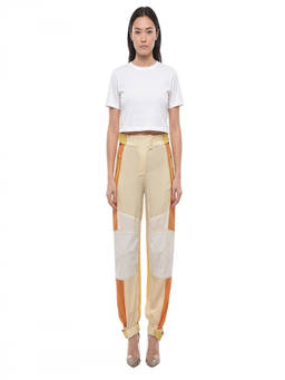 Stella McCartney - Yellow Relaxed Flat Front Pant