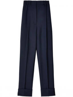 PRADA - Navy Blue Straight-Leg Trouser