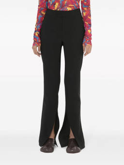 JW Anderson - Black Front-Slit Straight-Leg Trouser