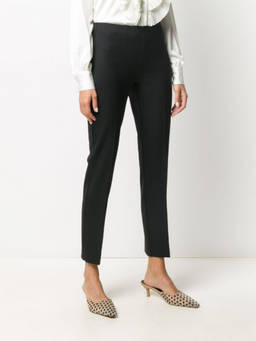 Parosh - Dark Blue Straight Leg Trouser (26)