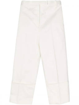 Thom Browne - Off White Pressed-Crease Tapered Trouser
